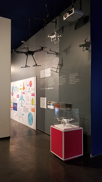 Drone exhibit